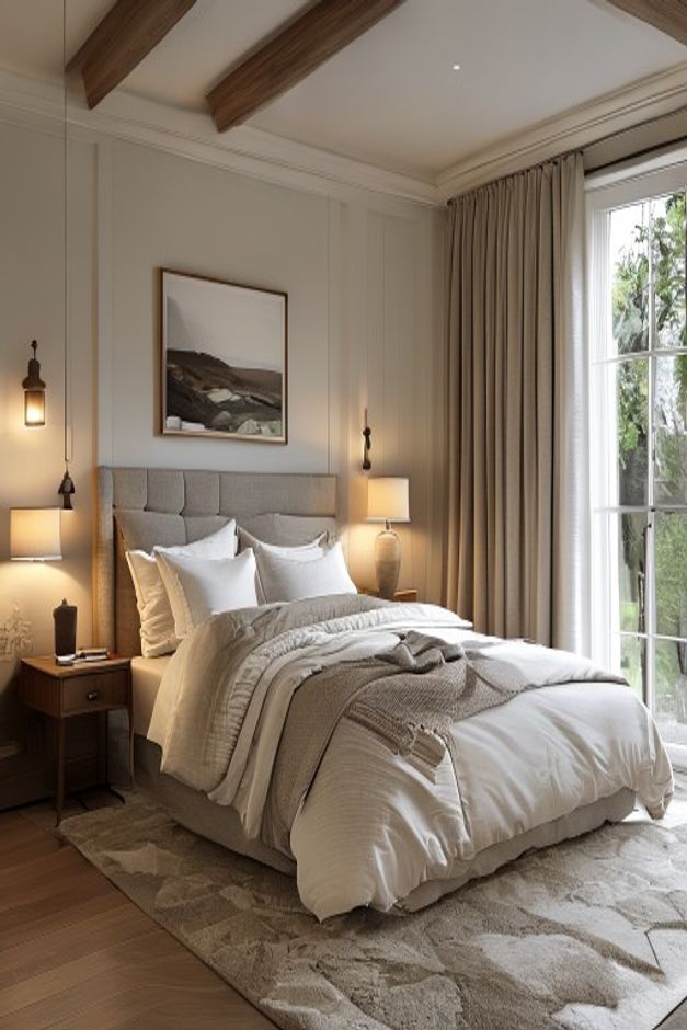 English Country Bedroom Bedding Layer Ideas