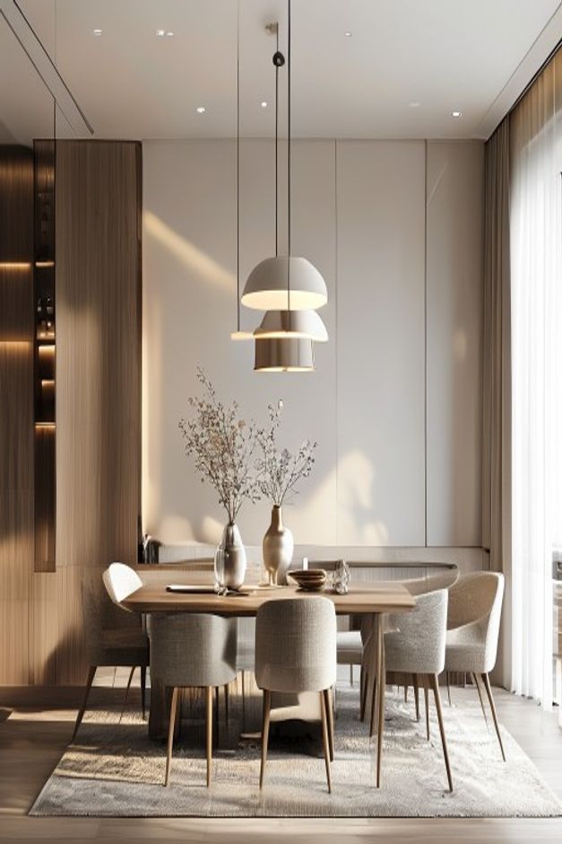 Quiet Luxury Dining Room Chandelier Lighting Ideas - AI-generated interior design reference
